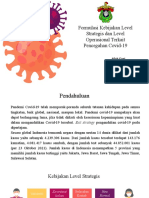 Formulasi Kebijakan Strategis dan Operasional untuk Mengendalikan Covid-19