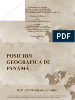 Posición geográfica de Panamá