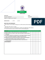 Cot-Rpms Rating Sheet: Teacher I-Iii