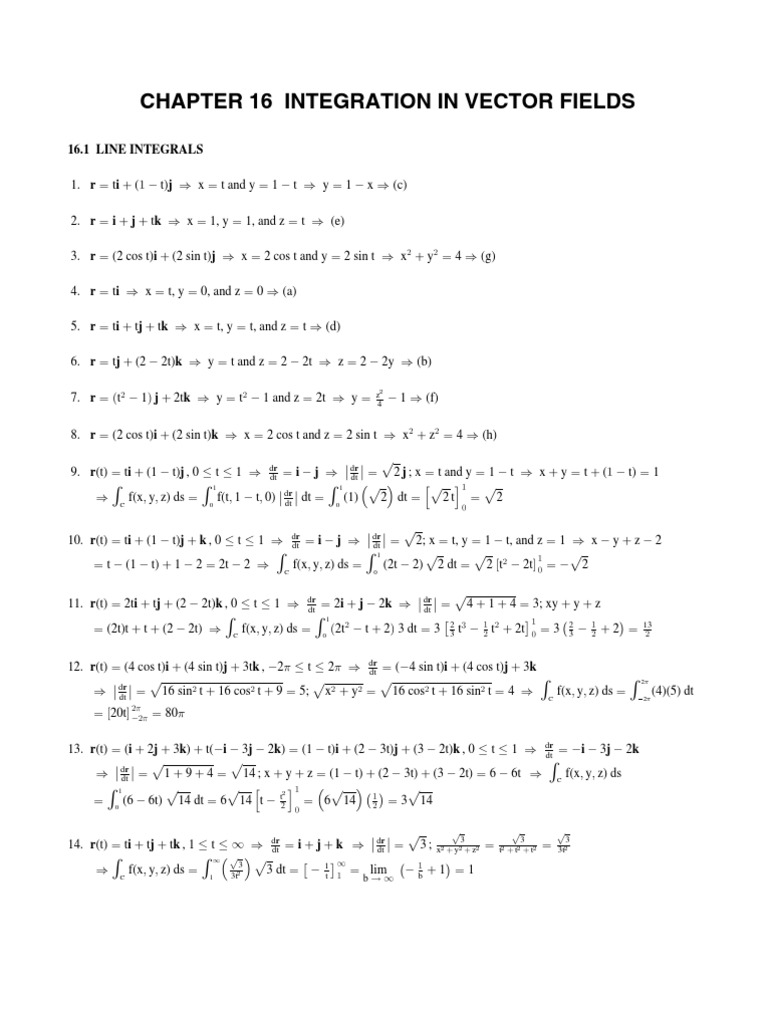 Ism T11 C16 A Calculus Mathematical Analysis