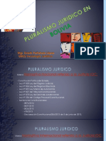 Pluralismo Juridico en Bolivia Marco Normativo, Diapositivas