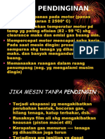 SISTEM PENDINGINAN MESIN