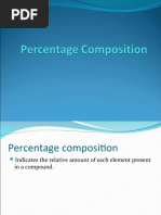 Percentage Composition