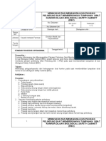 Spo Memasang Dan Menanggalkan Pakaian Pelindung Saat Membersihkan Tumpahan Obat Kanker Diluar Biological Safety Cabinet (BSC)