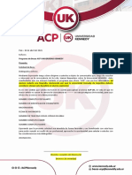 Carta Modelo Acp Kennedy