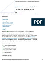 Tutorial - Create A Simple Visual Basic (VB) Console App - Visual Studio (Windows) - Microsoft Docs