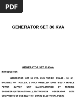 Gen Set 30 KVA HA 494