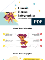 Cinema Heroes Infographics by Slidesgo