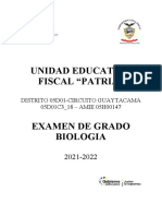 Cuestionario Grado Biologia 2021-2022