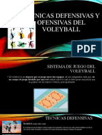 Tecnicas Defensivas y Ofensivas Del Voleyball