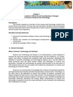 Chapter 1 Historical Antecedents in Which Social Considerations Changed The Course of Science and Technology