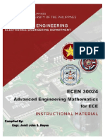 Instructional Materials For Advanced Engineering Mathematics For ECE