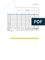 Format Pencatatan Hasil Pelayanan Posyandu