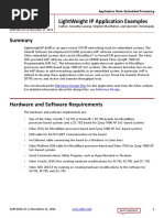 AN - Xilinx XAPP1026 LightWeight IP (lwIP) Application Examples