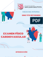 Examen Fisico Cardiovascular - Gino Tito Reymundo