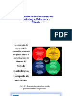 Importante Do Composto de Marketing e Valor para o Cliente