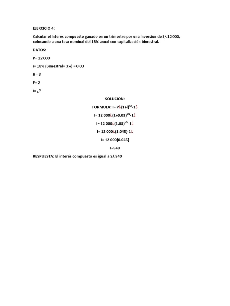 Pregunta 4 - Examen Parcial | PDF | Finanzas y dinero