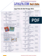 Daftar Harga Alat Peraga 2011