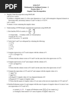 21MAT117 MIS2 LabPracticeSheet-5 (SVD)