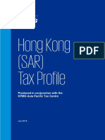 Hong Kong (SAR) Tax Profile: Produced in Conjunction With The KPMG Asia Pacific Tax Centre
