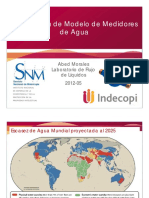 Aprobación de Modelo de Medidores de Agua - Simposio 2012