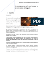 Texto 1 - Como Ancestrais Das Aves Sobreviveram A Queda de Meteoro Que Extinguiu Dinossauros