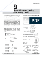Chapter-1: Design Against Dynamic Loading (Fluactuating Loads)