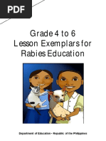 Grade 4 To 6 Rabies Lesson Plans ESP EPP