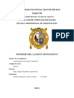 Informe Lanzón Monolítico