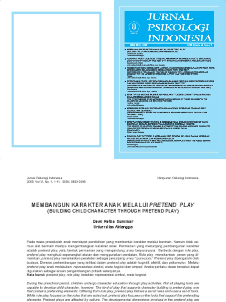 Jurnal Psikologi Indonesia Vol 6 No 1 20 | PDF | Neuroscience ...