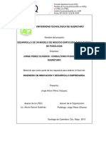 UNIVERSIDAD TECNOLÓGICA DE QUERÉTARO. Nombre Del Proyecto - DESARROLLO DE UN MODELO DE NEGOCIO ENFOCADO A UNA CLÍNICA DE PODOLOGÍA.