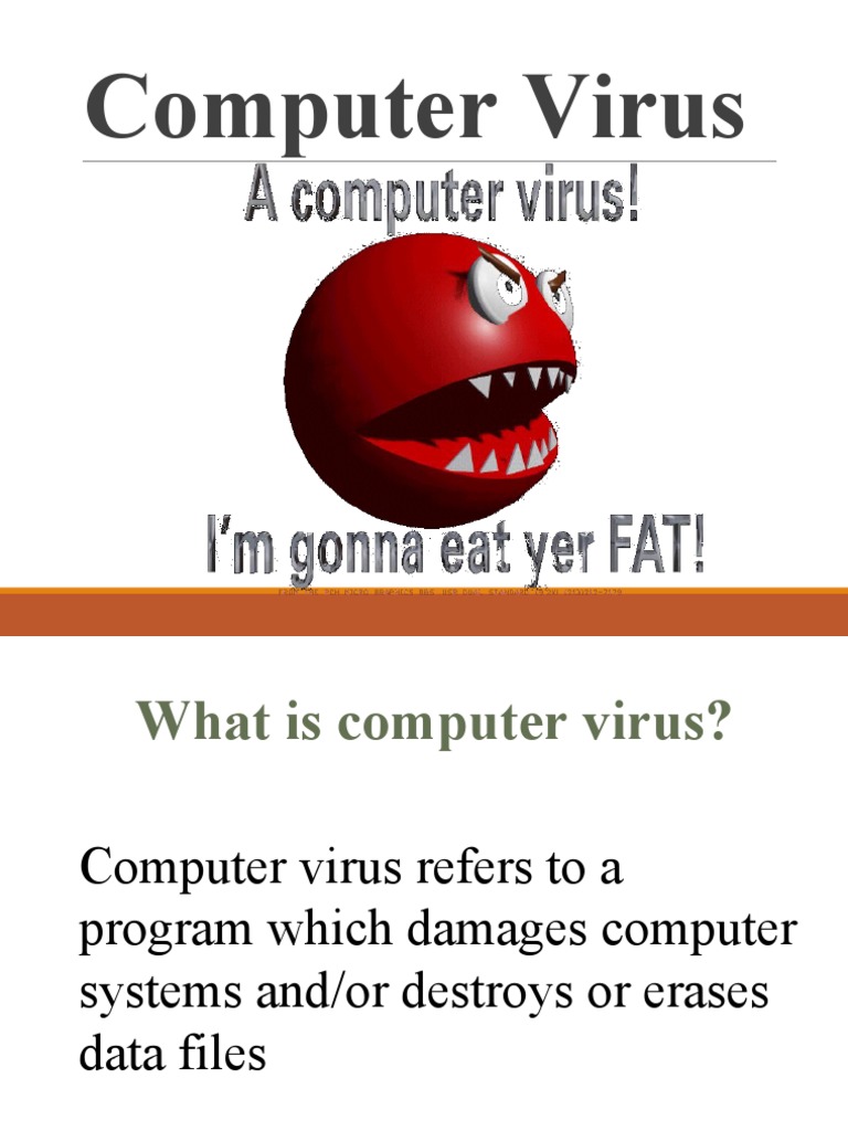 LECTURE 8 ComputerVirus PDF Computer Virus Antivirus Software