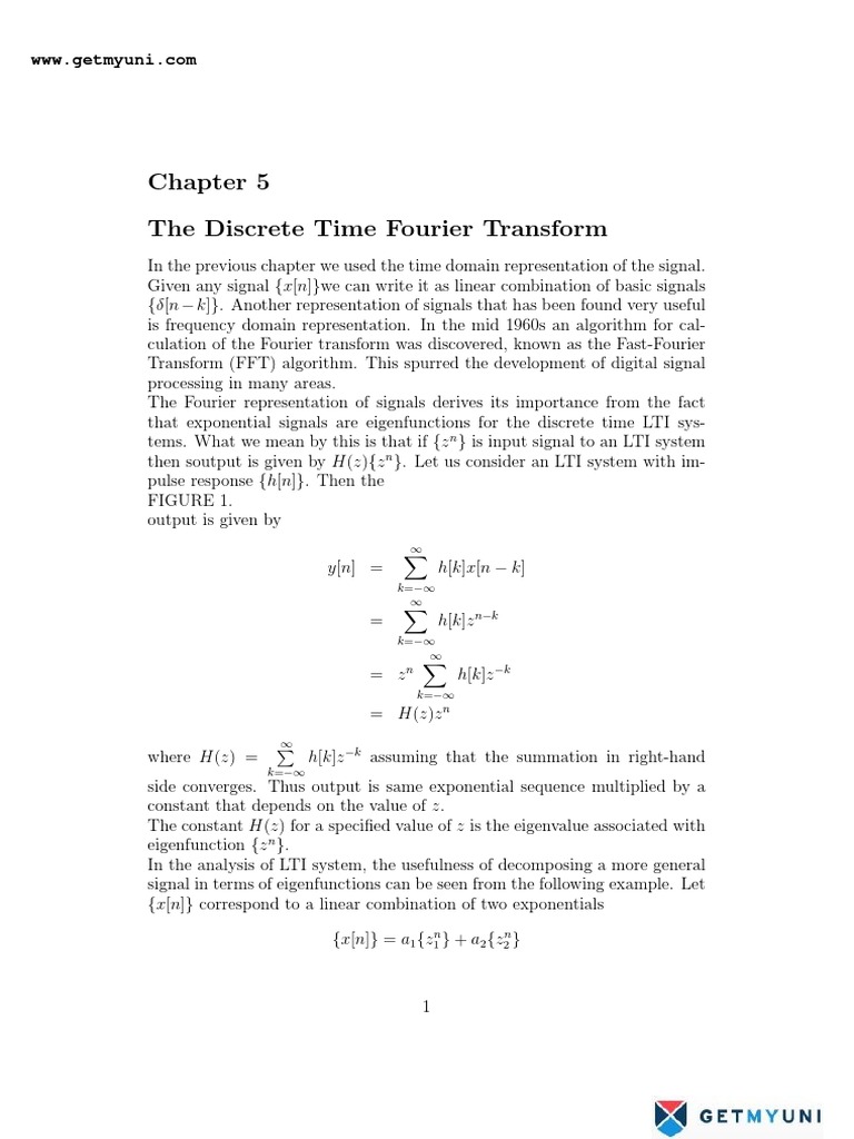 Electronics Communication Engineering Digital Signal Processing