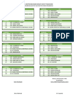 Jadwal Khotib Dan Imam 2022