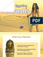 T2 H 4989 Ancient Egyptian Pharoahs Information Powerpoint Ver 4