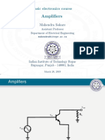 Amplifiers: Basic Electronics Course