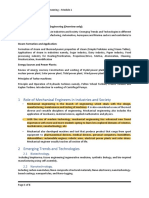 21EME15 Module 1 Part 1 Introduction To Mechanical Engineering