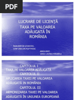 LUCRARE DE LICENŢĂ Power Point