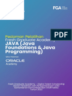 Pedoman Peserta FGA 2022 - Oracle - JAVA (Java Foundations & Java Programming)