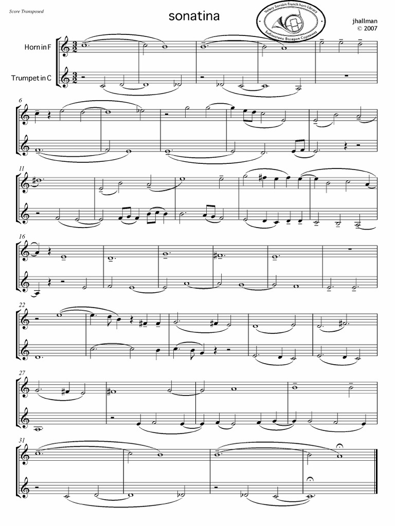 Trumpet and Horn PDF