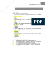 Knowledge Assessment: Multiple Choice