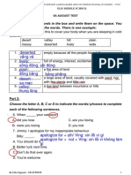 5A INTENSIVE AUGUST TEST 2 Key