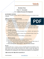 Class 11 Indian Economic Development Chapter 2 - Revision Notes