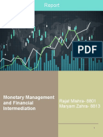 Monetary Management REPORT