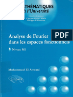 Analyse de Fourier Dans Les Espaces Fonctionnels, Niveau M1 (PDFDrive)