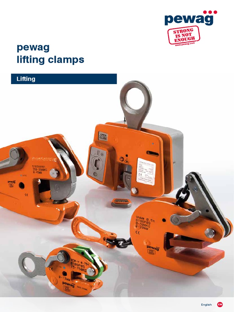 Pewag Lifting Clamps Overview | PDF | Efficient Energy Use | Customer