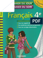 Cahier Du Jour, Cahier Du Soir Français 4e - Magnard (2010)