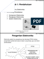 1- Pengertian Elektronika