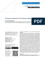 Physiological Justification of Udder Emptying in Highly Productive Cows