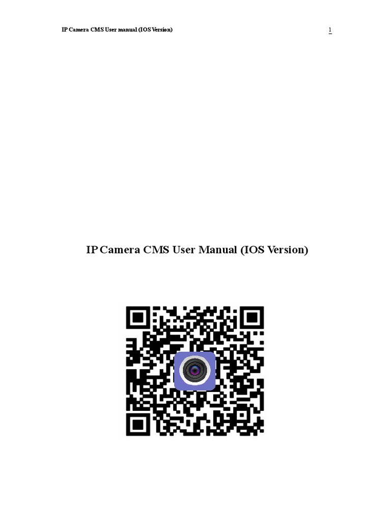 CamHi App Manual iOS Version EN PDF Ios Wi Fi